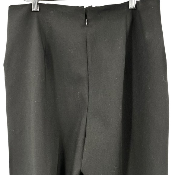 House of Harlow 1960 Womens Ankle Pants Straight Leg Regular Fit Black Size 10 - Picture 7 of 9